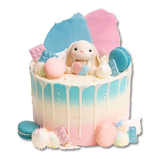 Mystery Bunny - Gender Reveal Cake