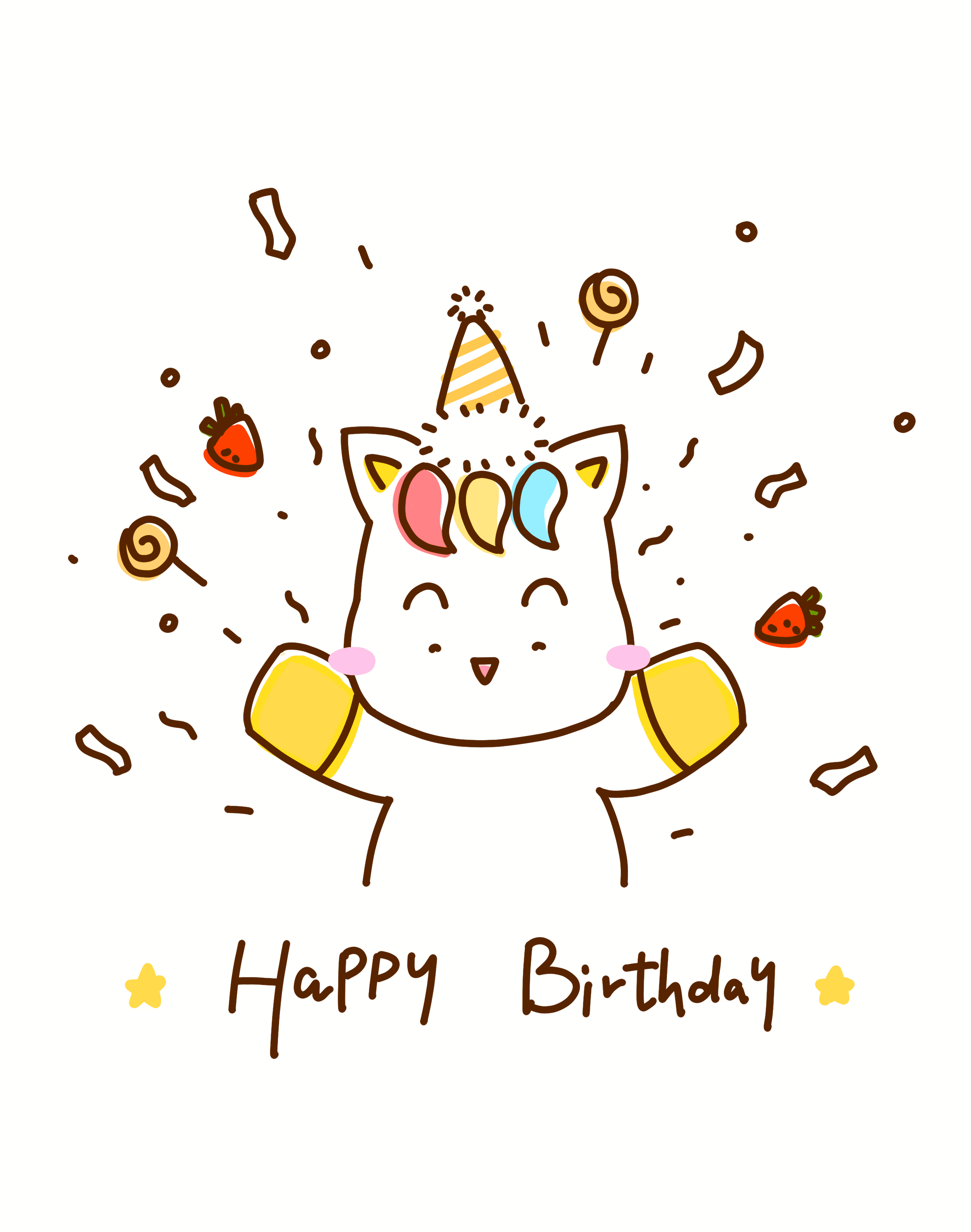 Greeting Card - 1 - Cake - Dessert - Birthday - Event -The Place Toronto