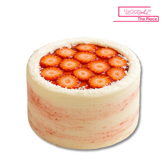[Keto | 0 Sugar | Gluten Free] Strawberry Coconut Keto Cake *Advance Order Discount*