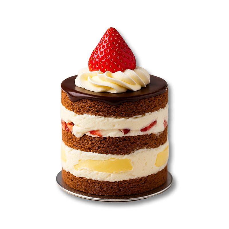 [Keto | 0 Sugar | Gluten Free] Strawberry Pudding Bloom Mini Cake