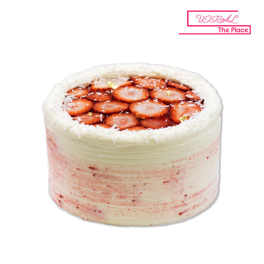 [Keto Friendly | 0 Sugar | Gluten Free] Strawberry Coconut Keto Cake *Advance Order Discount*