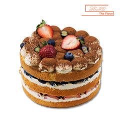 [0 Sugar Added] Tiramisu Bloom Sugar-Free Fresh Cream Cake *Advance Order Discount*