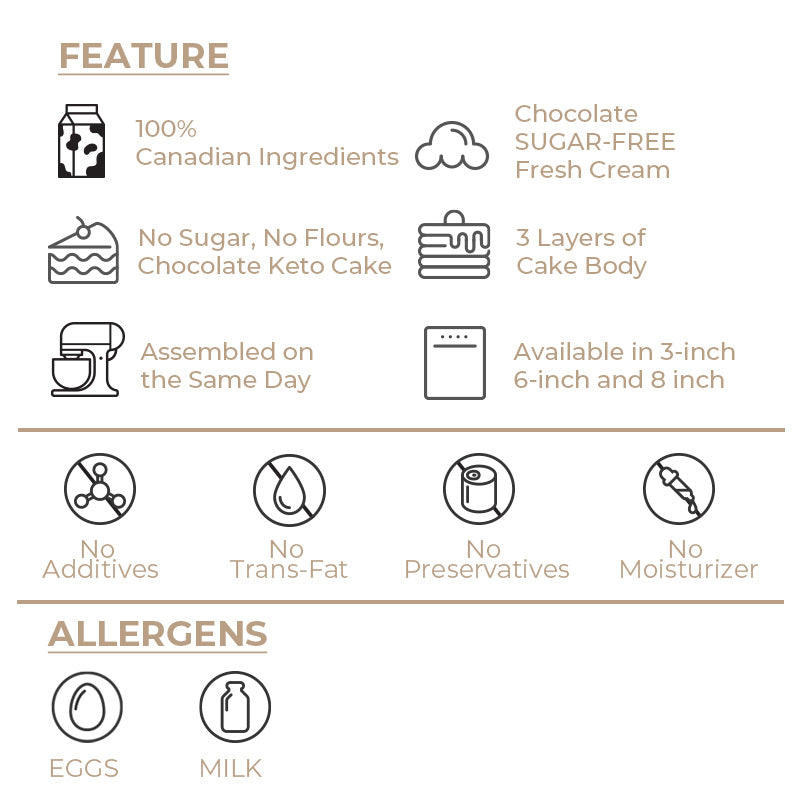 [Keto | 0 Sugar | Gluten Free] Cocoa Vault Mini Cake