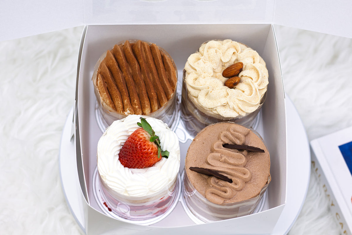 [Keto | 0 Sugar | Gluten Free] Vital 4 | The Keto Mini Cake Set