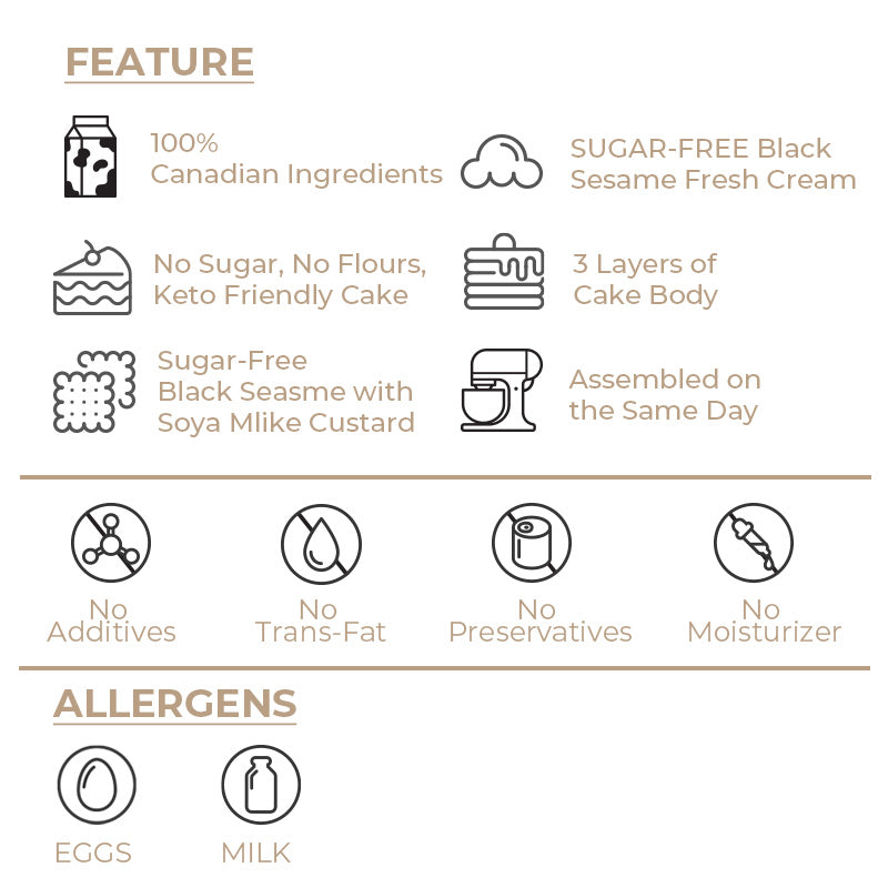 [Keto | 0 Sugar | Gluten Free] Black Sesame Essence
