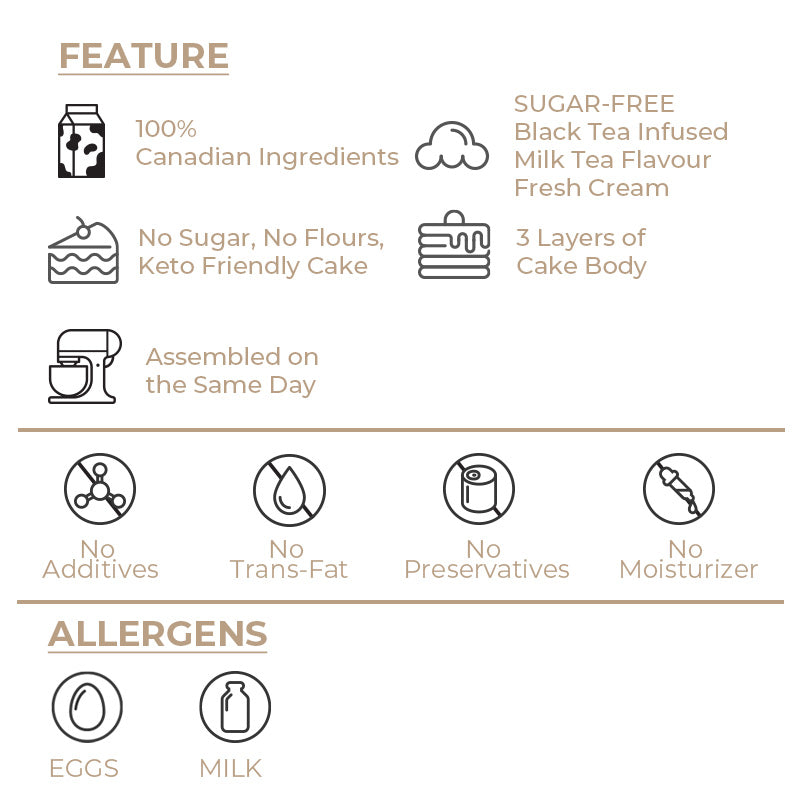 [Keto | 0 Sugar | Gluten Free] Milk Tea Cloud
