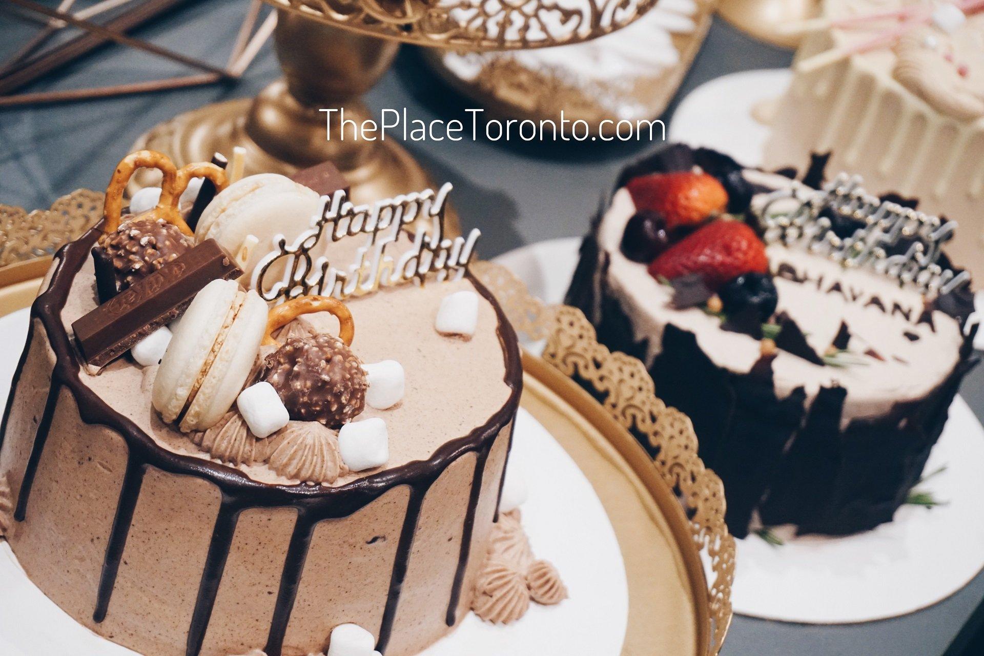 Dark Chocolate - Cake - Dessert - Birthday - Event -The Place Toronto