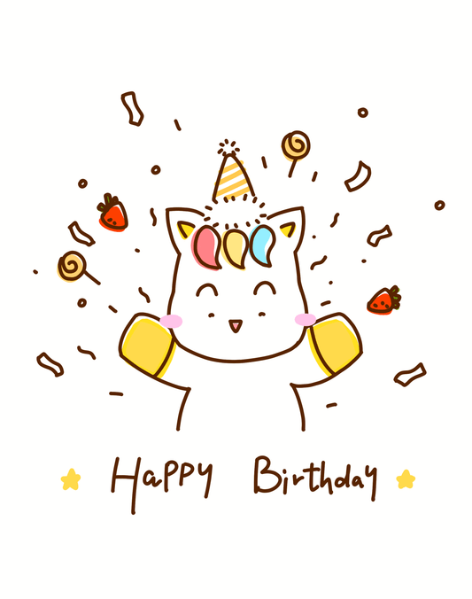 Greeting Card - 1 - Cake - Dessert - Birthday - Event -The Place Toronto