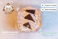 [KETO & DIABETIC, 0 Sugar] Chocolate Fresh Cream Box - 16 Oz - Cake - Dessert - Birthday - Event -The Place Toronto