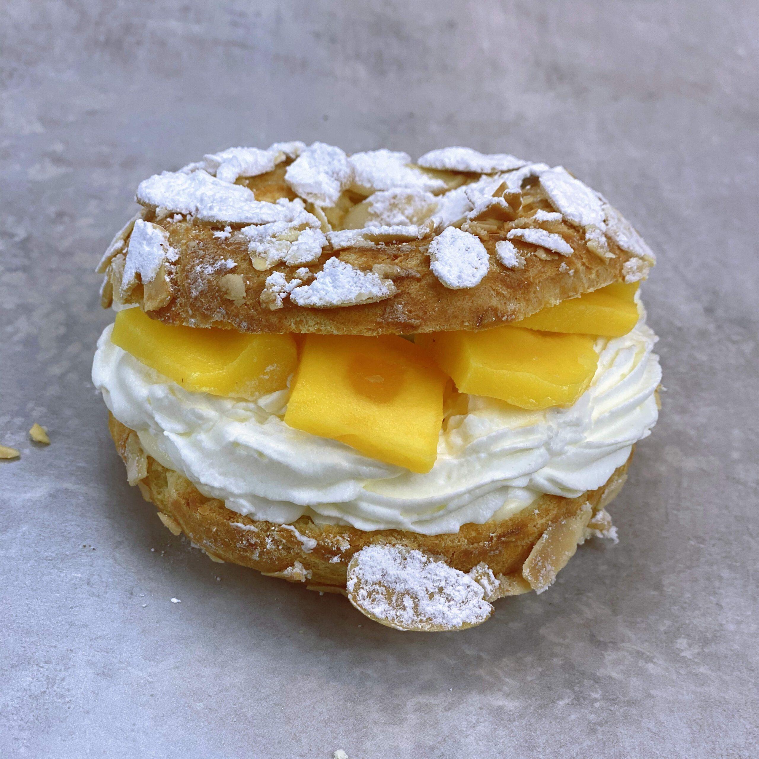 Mango Paris-Brest Choux (4 Pcs) - Cake - Dessert - Birthday - Event -The Place Toronto